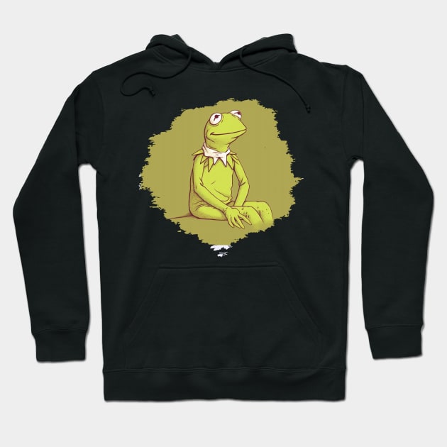 Kermit The Frog relaxing... Hoodie by Pixy Official